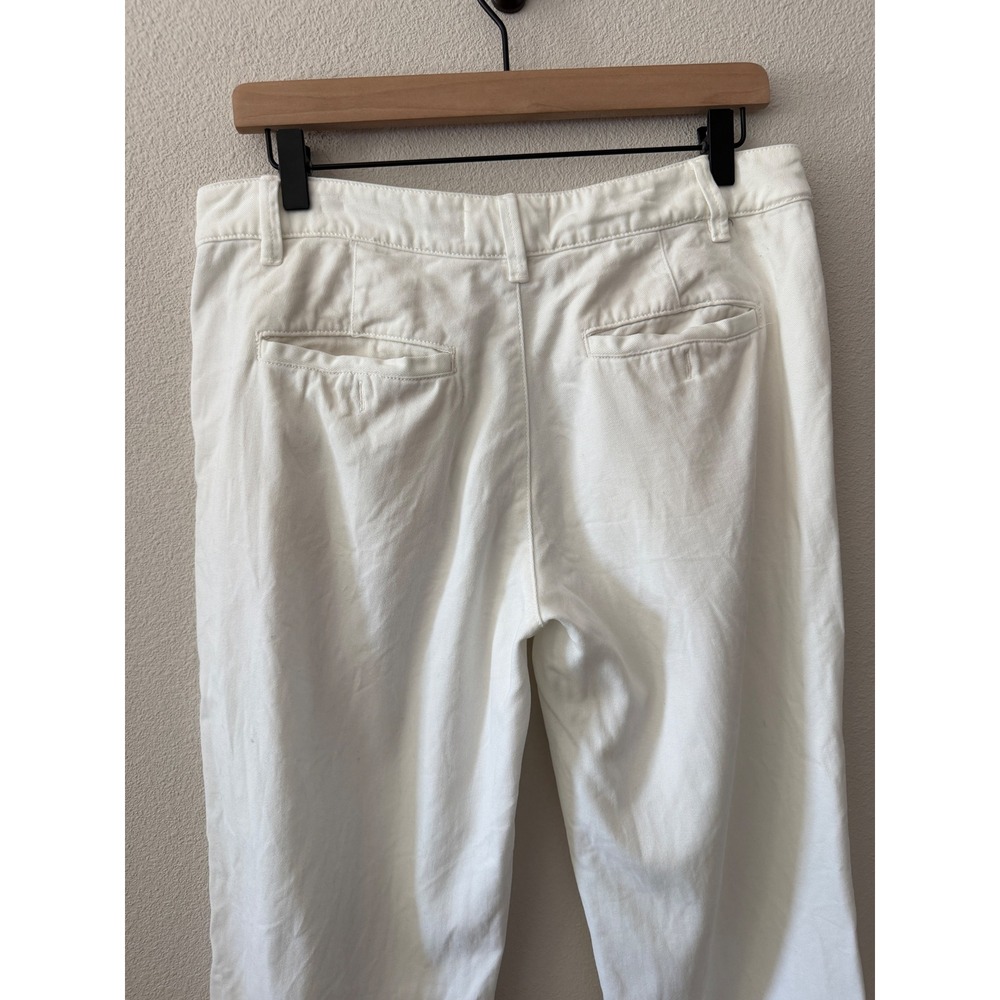 ANTHROPOLOGIE Womens Pants Pleated High Rise Barrel Boho Light Academia Size‎ 29 - Picture 4 of 10